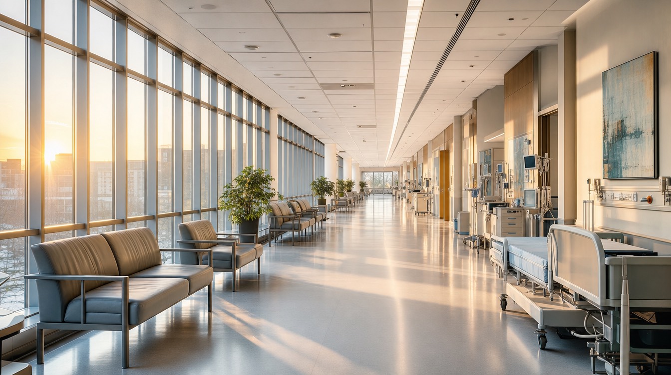 Hospital corridor — Medicare Advantage plans face star ratings, prior auth and profit questions at once