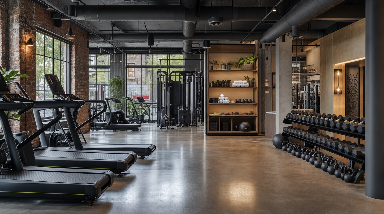 Recovery studio interior, big-box operators are absorbing the boutique value proposition