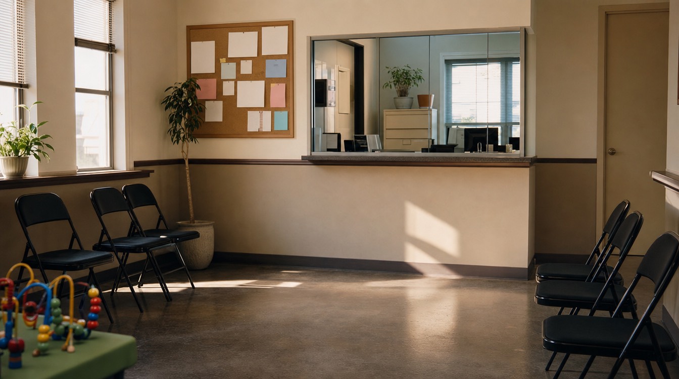 Family waiting room, California coverage losses land hardest on the families nonprofits serve